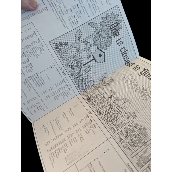 Sigrid Designs Thimb Elena My Dream Garden Floral Cross Stitch Pattern #34 - Picture 3 of 3